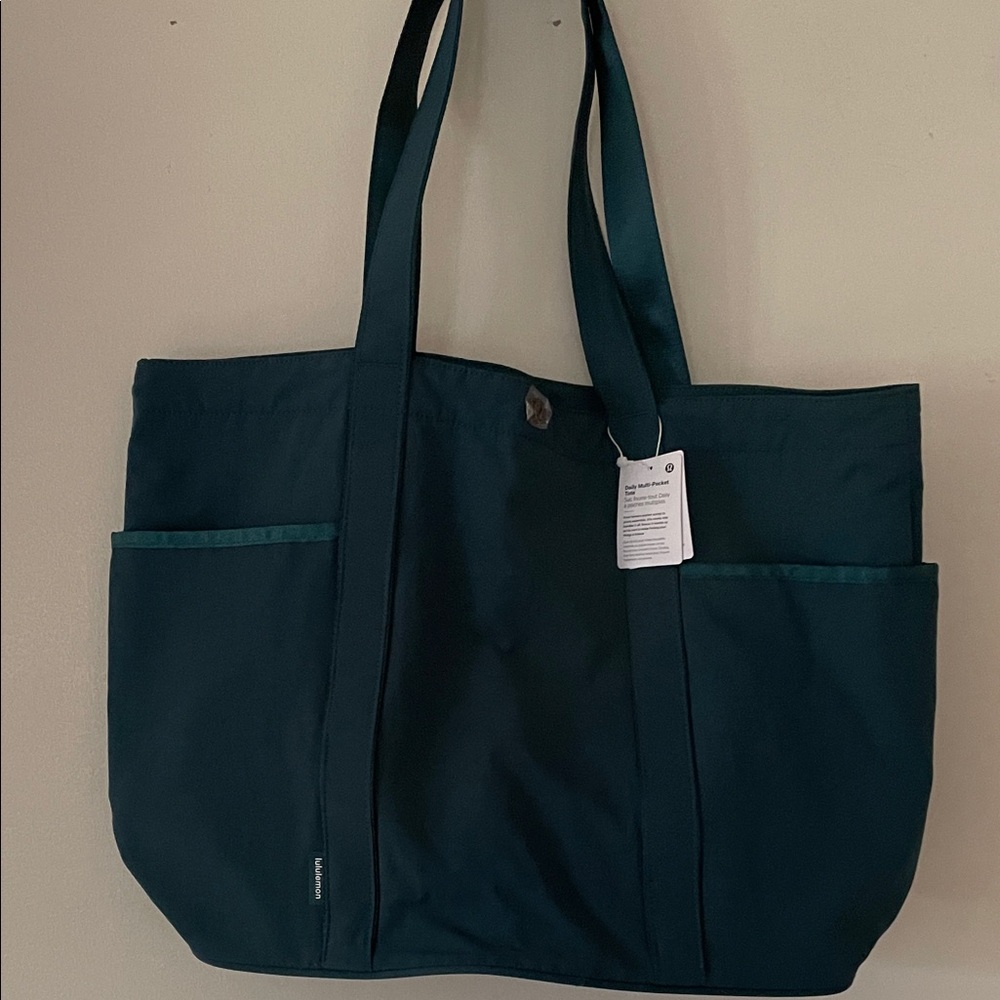 lululemon athletica Dark Green Tote Bag